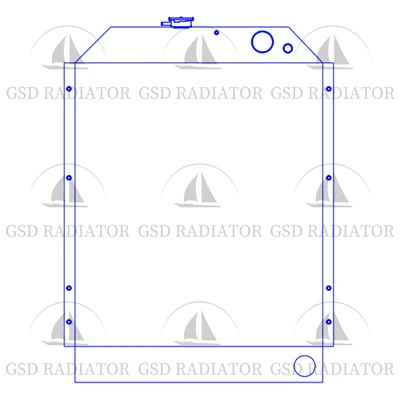 Radiateur de rouleaux de route Lonking LG850