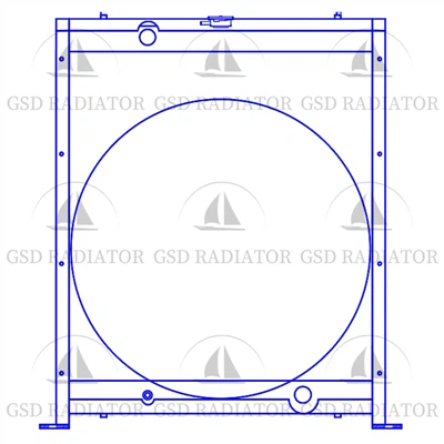Lonking LG 860 Radiateur de chargeur